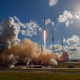 SpaceX’s last launch, just a single satellite this time (Image: SpaceX)